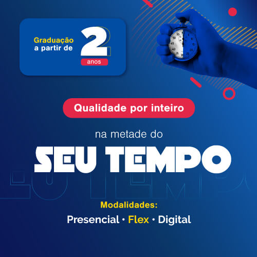 A UNIP oferece cursos de graduação de menor duração. Graduação a partir de 2 anos. Qualidade por inteiro na metade do seu tempo. Venha estudar na UNIP! A UNIP oferece cursos de graduação de menor duração. Graduação a partir de 2 anos. Qualidade por inteiro na metade do seu tempo. Venha estudar na UNIP!