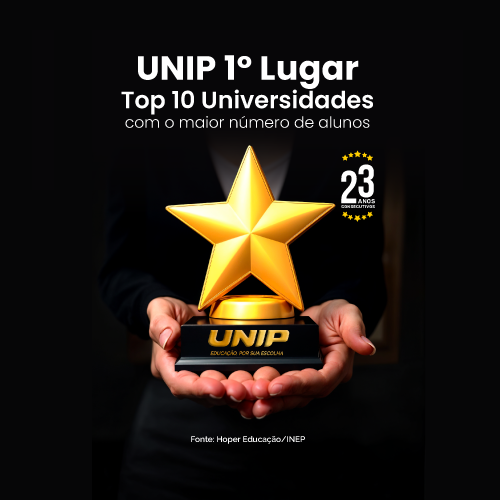 UNIP é 1° lugar no Top 10 Universidades com maior número de alunos UNIP é 1° lugar no Top 10 Universidades com maior número de alunos
