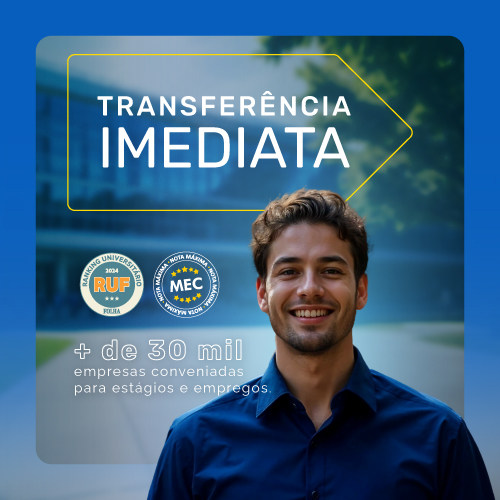 Faça a sua Transferência Imediata para a UNIP! Saiba mais. Faça a sua Transferência Imediata para a UNIP! Saiba mais.
